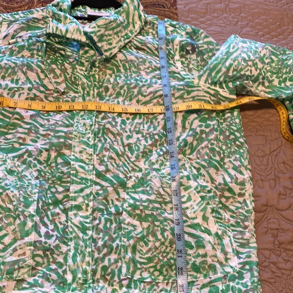 Chicos Sheer Zebra Print Jacket - Picture 5 of 5